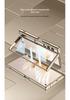 Honor V Purse Foldable Phone Case: Transparent TPU Silicone, Stand Feature, Anti-fall Protection.