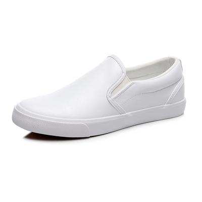 New Spring Autumn Breathable Waterproof Men's Women's Microfiber Work Shoes One Foot Pedal Lazy Shoes Wear-resistant Sneakers