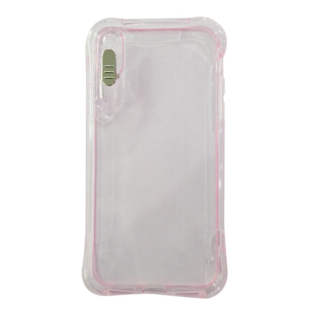 LED Flashing Shockproof Clear Case Light Up Soft Cover X 6 7 8 Plus