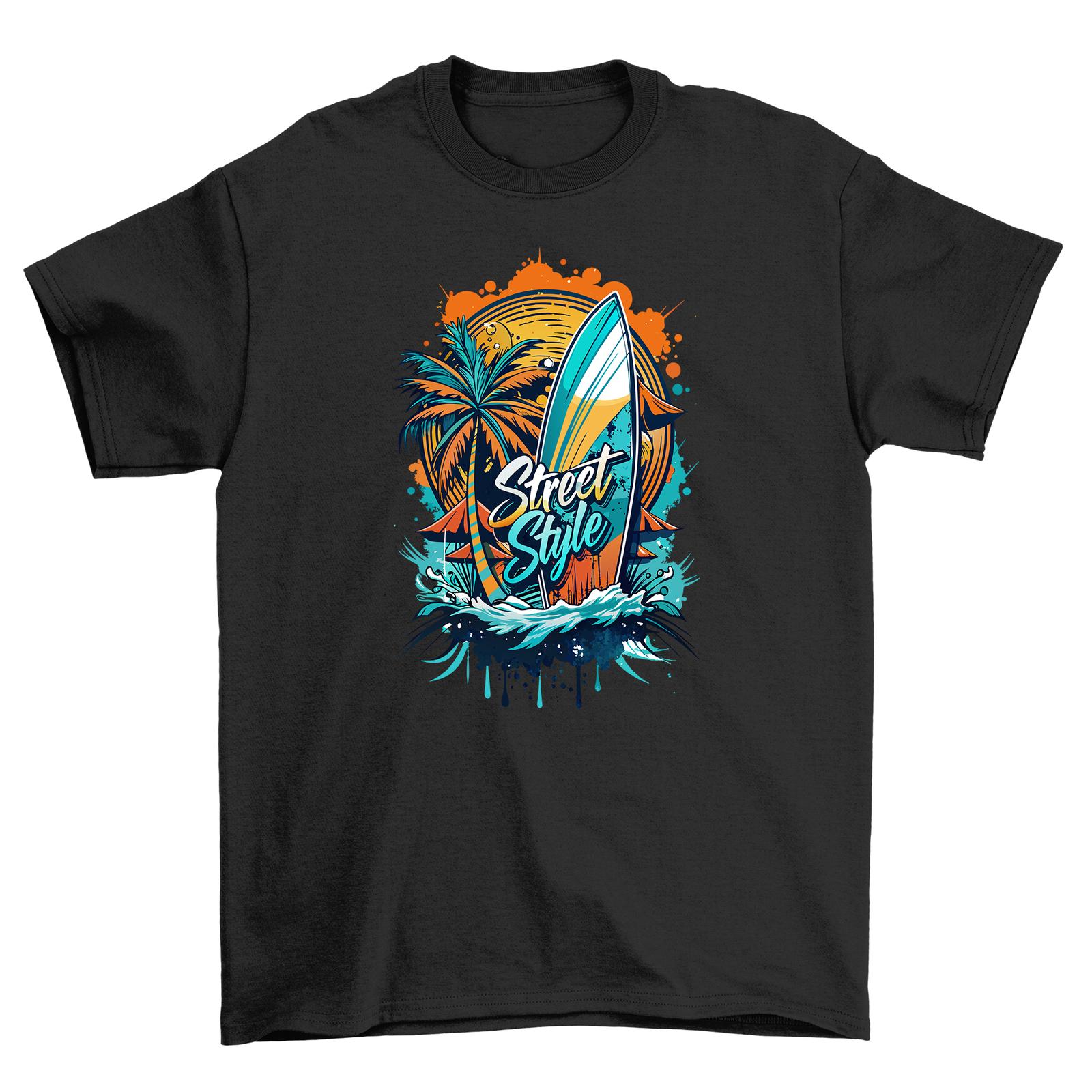Summer_29 Surf feel T-Shirt Mens Womens Tees Top - Ride the Waves in Style! Funny design, Unisex Prin XL