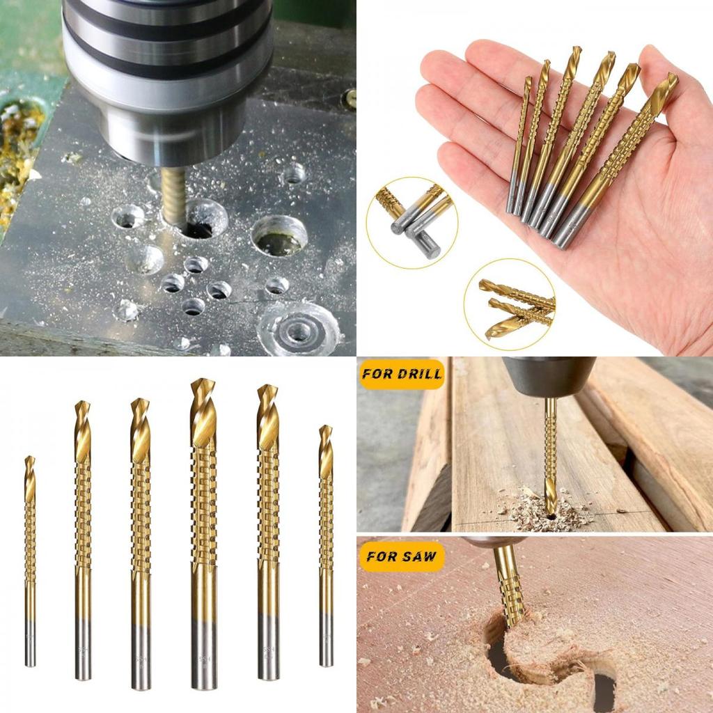 Highspeed Steel Grooving Drill Bits Set For Woodworking And Carpentry Professionals