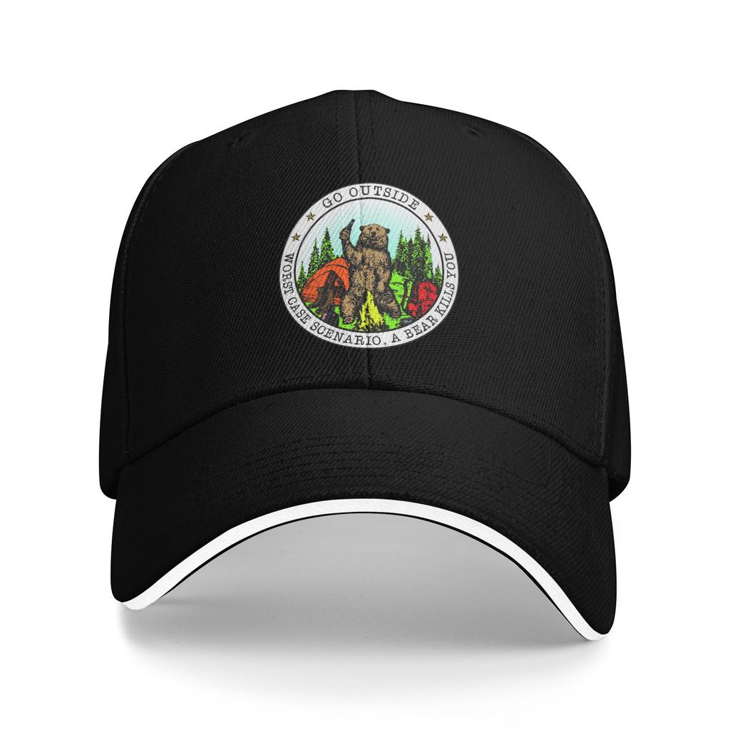 Personalized Mountain Camping Adventure Camper Baseball Cap Hip Hop Unisex WoUnisexs Adjustable  Dad Hat Autumn Snapback Caps
