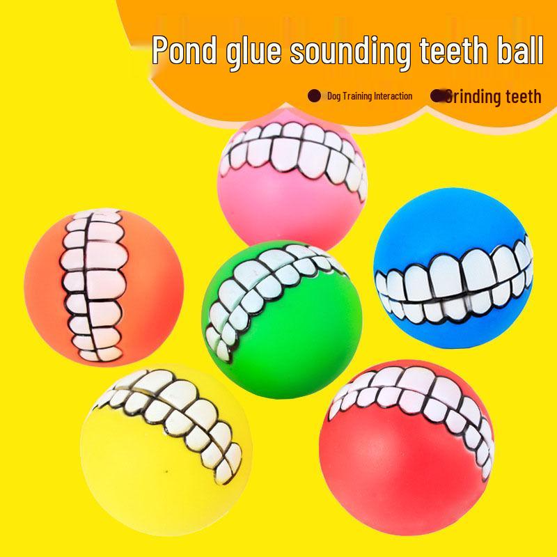 Ragbyová hračka pro psy z měkké gumy a vinylu - Odolná proti kousání