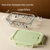 ZISIZ Panda High Borosilicate Divided Glass Lunch Box