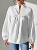 2026 European & American Women’s Casual Puff Sleeve Shirt - Spring/Autumn Collection