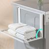 Magnetic Attraction Storage Rack Japanese-style Folding Clothes Towels Hangers and Storage Rack for Home Use Saving Space