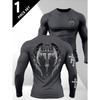Herren Langarm-T-Shirt 3D-Druck, bequem, atmungsaktiv und vielseitig