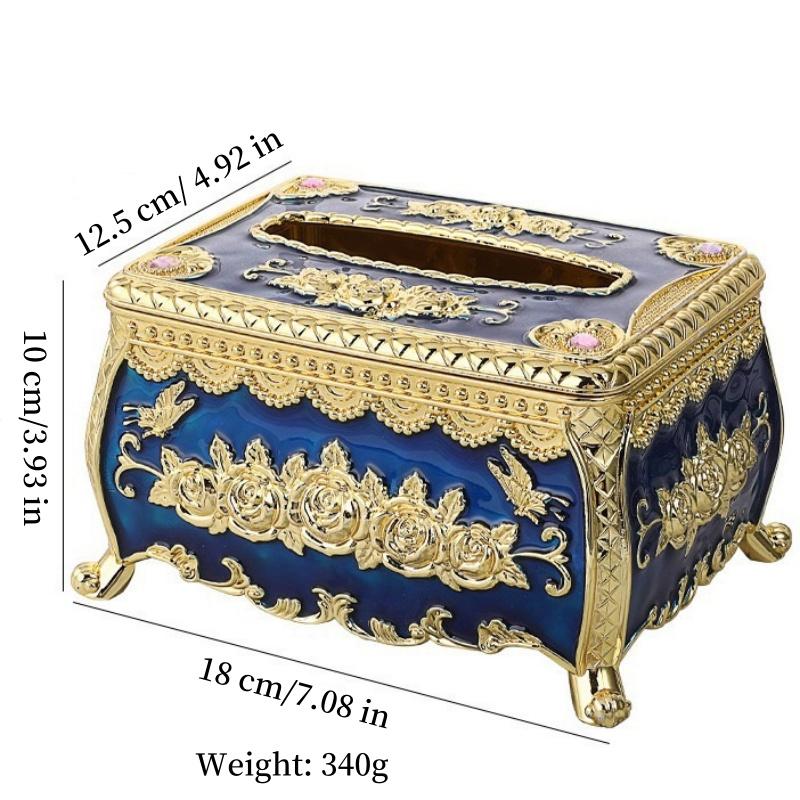 Napkin Extraction Paper Box European Style Plastic Kitchen Napkin Dispenser Storage Box Organizer Desktop Home Decorative