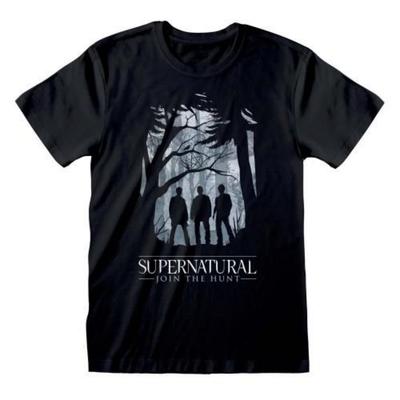 Supernatural Unisex Adult Silhouette T-Shirt