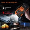 Air Compressor with Jump Starter 10000mAh Power Bank, 150PSI Tire Inflator, SOS LED Light, Auto Shut-off