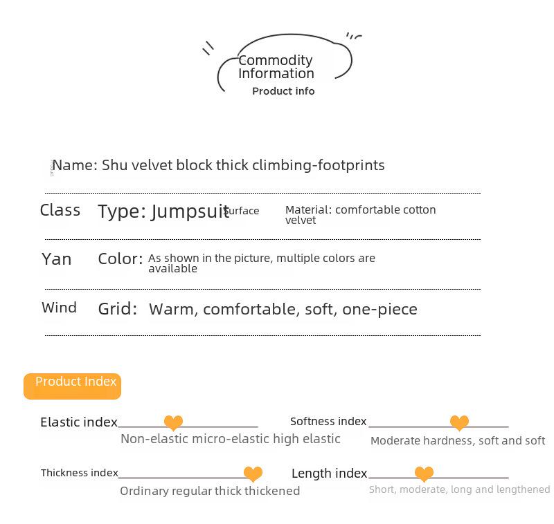 Thick, Warm Baby Cotton Romper for Autumn & Winter