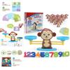 Jogo Divertido de Contagem Matemática Para Crianças Conjunto de Brinquedos Macaco Equilíbrio Para Pré-escolares