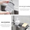 Kitchen Sink Organizer: Silicone Faucet Mat For Soap Dispenser, Waterproof Countertop Storage Tray, Sink Splash Guard Pad