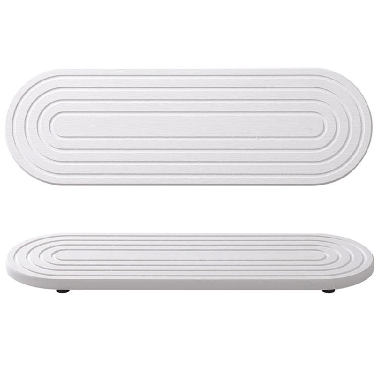 Set aus 2 Kieselgur-Abtropfschalen für effiziente Wasseraufnahme Handseifenhalter Feuchtigkeitsabsorbierende Spülbecken-Organizer Matte