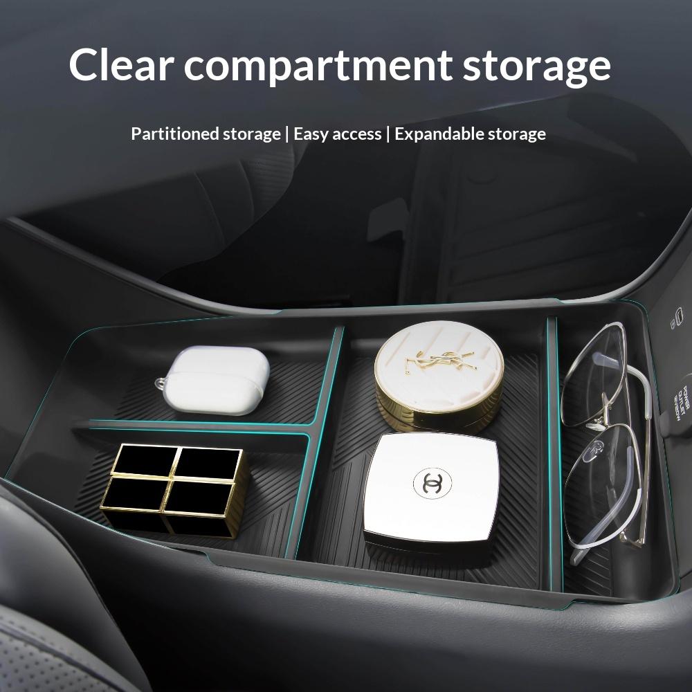 For Geely Galaxy E5/EX5 Center Console Lower Tpe Storage Box Dustproof Scratch Resistant Armrest Compartment Multi Function