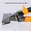 Heavy Duty Hemming Pliers with Rusts Resistant Finish for Precise Edges Folding On Various Metals Including Aluminum and Steel
