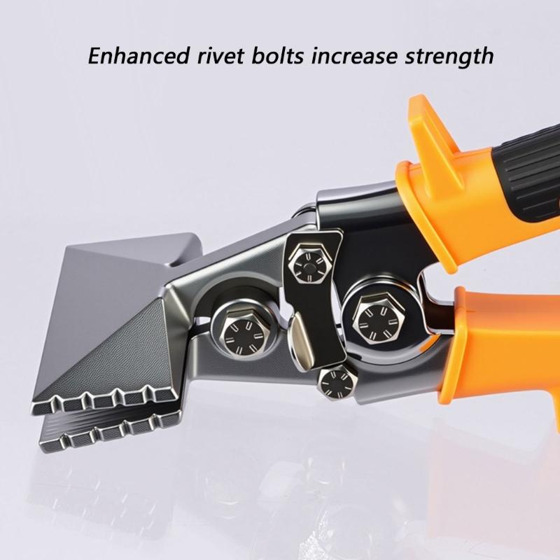 Heavy Duty Hemming Pliers with Rusts Resistant Finish for Precise Edges Folding On Various Metals Including Aluminum and Steel