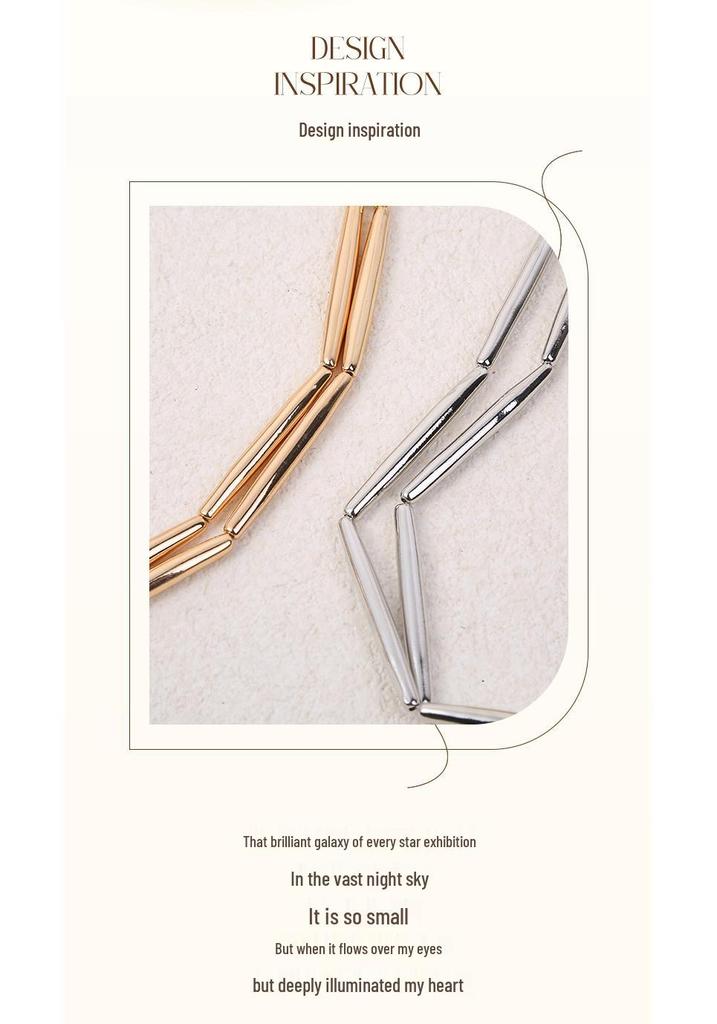 Mehrschichtige Hip-Hop-Anhänger-Halskette: Dicke Kette, Langer Stil, Unisex Schlüsselbein Schmuck