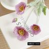 Vintage 4-head poppy poppy office ornament fake flower wedding props