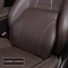 Premium NAPPA Badge Leather Car Neck Pillow For BMW F30 F31 F32 F34 F20 F21 F07 F10 Backrest Support Cushion Headrest Auto Parts