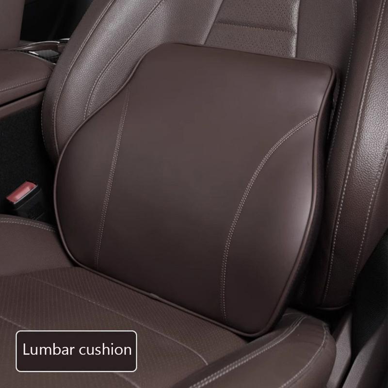 Premium NAPPA Badge Leather Car Neck Pillow For BMW F30 F31 F32 F34 F20 F21 F07 F10 Backrest Support Cushion Headrest Auto Parts