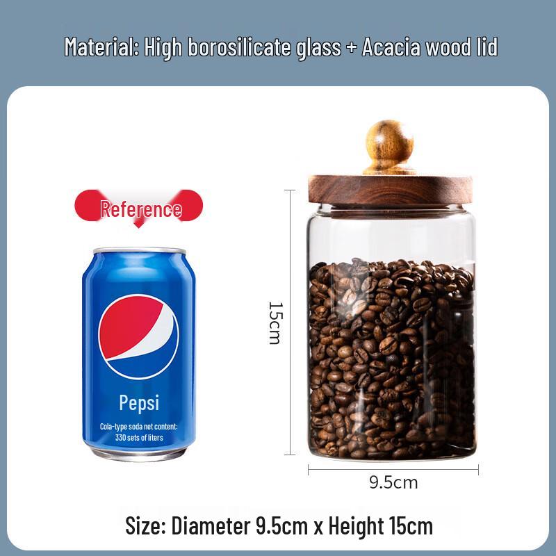 Aiqiyi ME Glass Storage Canister 9.5*15cm