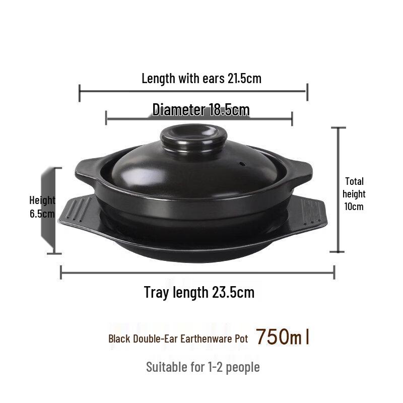 

High-Temperature Ceramic Claypot Casserole Set