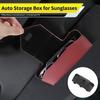 Car Valve Glasses Box Sun Visor Glasses Holder Sunglasses Case For Tesla Model 3 Y S X 2021 Roadster Cybertruck Juguete