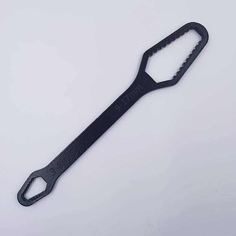 3pcs Set Multifunctional Black Torx Wrench | Adjustable Self-Tightening Dual-Head Wrench with 3-24mm Sizes, 5mm Thick Durable Design and Portable