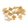 5Pcs Natural Stone Quartz Pendants Exquisite Cross-shaped Semi-precious Charms for Jewelry Making DIY Necklace Accessory Easter Gifts