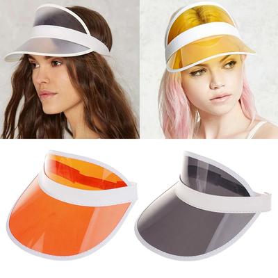 Hot Sale Anti-UV Transparent Sun Visor Hat Sun-Proof Hiking Baseball Hat Summer Flexible Sunshade Hat Unisex