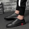 Echtes Leder Schuhe Männer Weiche Kuh Leder Männer Casual Schuhe Neue Männliche Schuhe Mode Weiß schwarz Einfache Männer Schuhe
