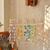 Cross-Border INS Style Sun Catcher: Colorful Crystal and Metal Wind Chime Wall Ornament