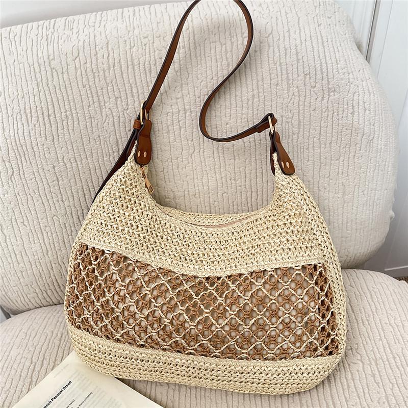 

Stylish Women s Summer Straw Tote Bag – Handwoven Mesh Shoulder Bag for Beach, Casual Outings & Vacation Travel – Lightweight & Breathable Design