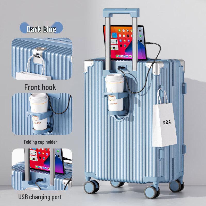 Kuai Chi 26-inch Durable Multi-functional Luggage