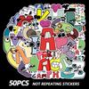 50 Alphabet Lore Graffiti Waterproof Stickers for Water Bottles, Notebooks, and Helmets