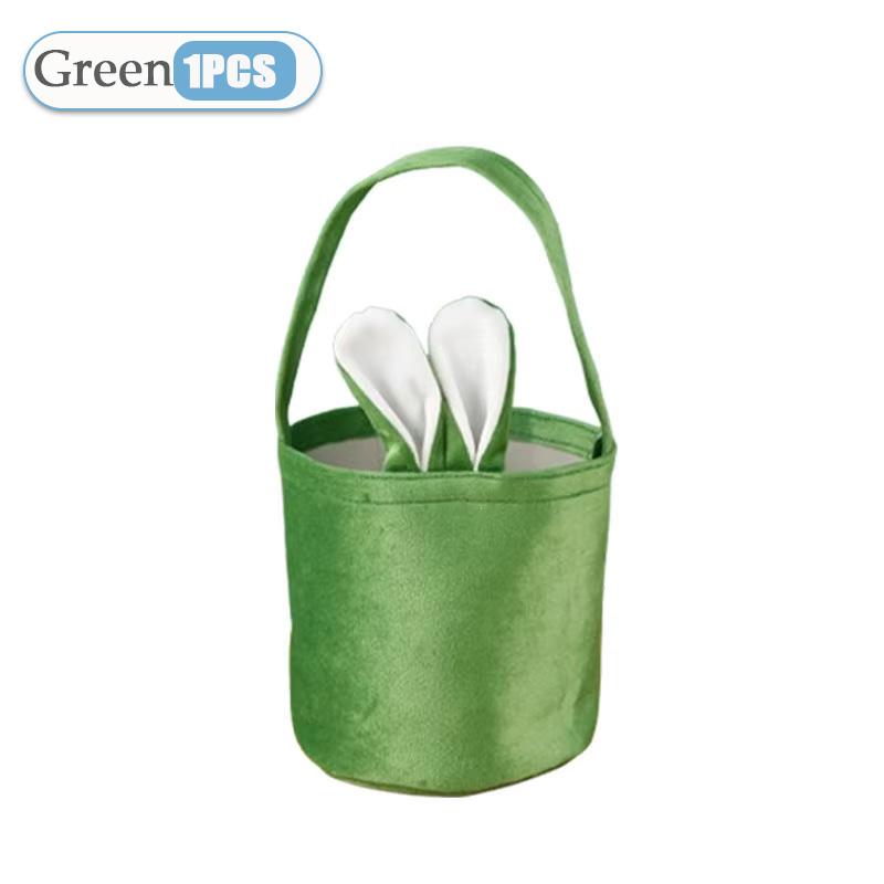 1-20 STÜCKE Ostern Cartoon Hasenohren Eimer Tasche Buntes Kaninchen Osterei Handtasche Frohen Ostertag für Kinder Hasenohren Süßigkeitentüten