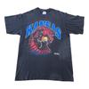 Vintage 1990er Kansas Jayhawks - First Team All American - Maskottchen Grafik T-Shirt.