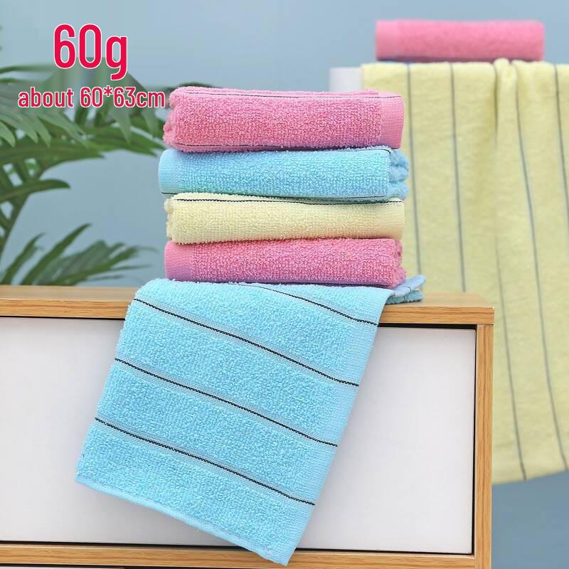 Embroidered Pure Cotton Face Towel – Thick, Absorbent, Gift-Ready
