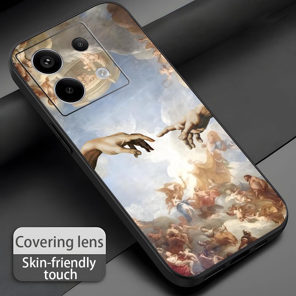 Renaissance Art Paintings  Phone Case For Redmi Note 14 13 12 11 Pro Plus S 5G 14C A3 Soft Black Phone Cover