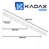 KADAX מתקן לייבוש כביסה תלוי תקרה לאמבטיה 6 מוטות חזק ויציב