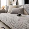 Thickened Jacquard Sofa Cover Fabric Soft and Simple Fixed and Non Slip Sofa Cushion Cover Warm for Autumn and Winter Seasons