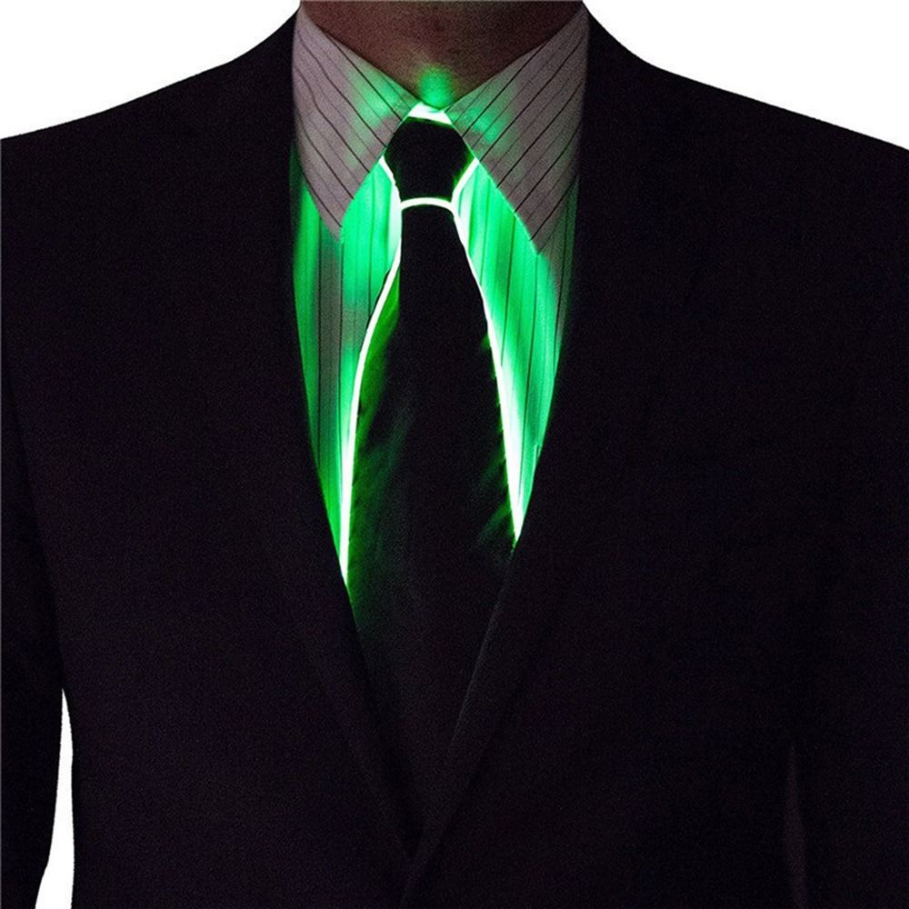 Fashion For Women Business Wedding Suits Party For Men Glowing Tie Neck Ties LED Tie Luminous Tie