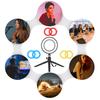 2Pack Desktop USB LED Video Lights Kit med 2 * Dimbar 6 Tommers LED Ring Light 5600K + 2 *