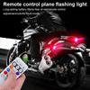 Strobe Lights For Car 6 Pieces Cordless Safety Lights Remote Control 8-Color Anti Collision LED For Dirtbike Trailer Stroller