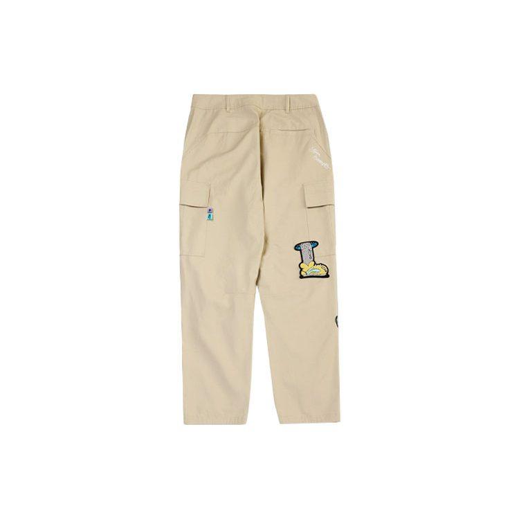 Li Ning Skateboard Casual Pants Fall Unisex Khaki AKXR479-1