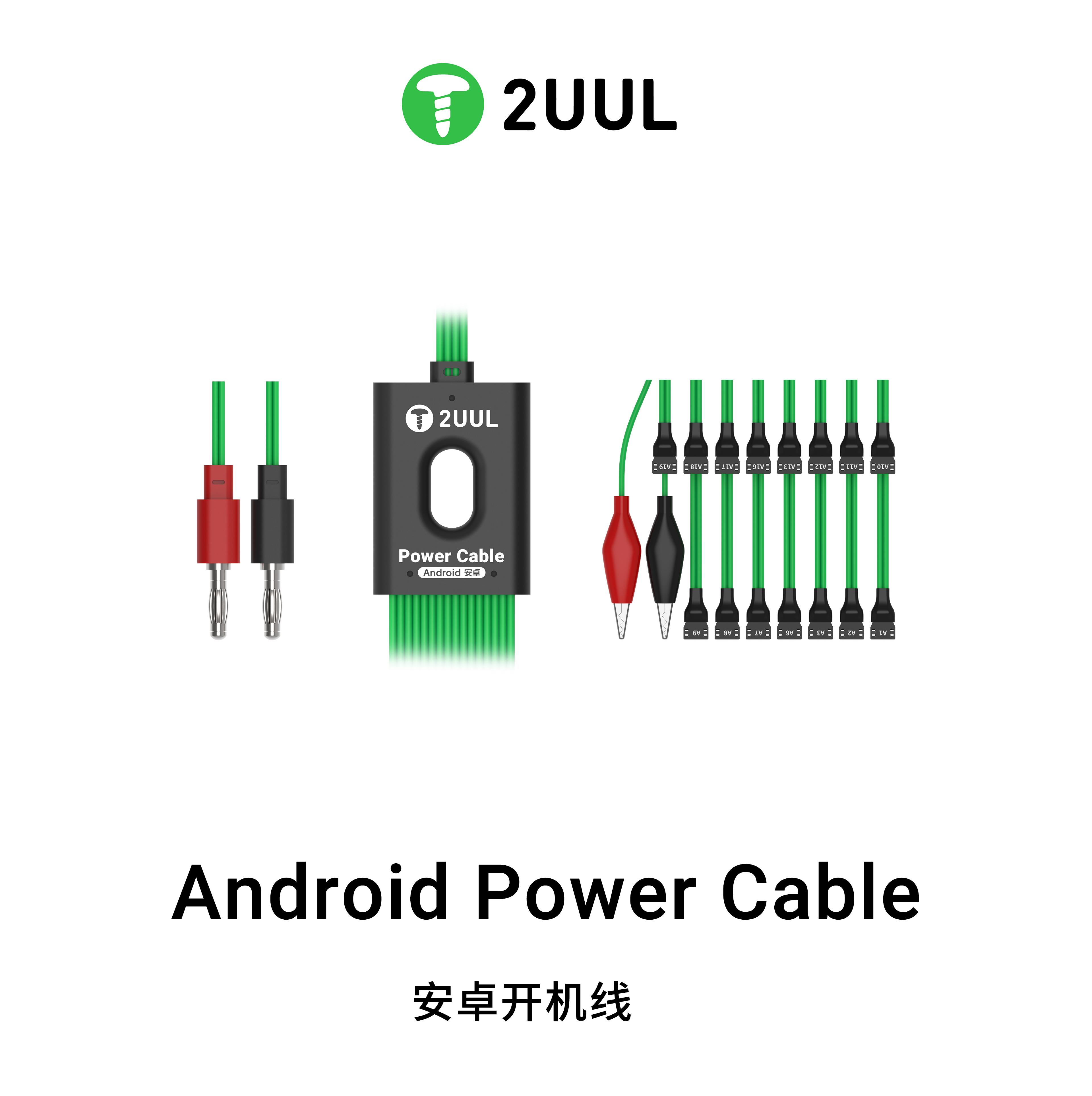 

2UUL Power Boot Cable PW02 PW04 Battery Startup Line for IPhone 7-16ProMax Samsung Huawei Xiaomi Power Supply Test Cable