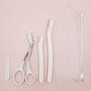 Portable Eyebrow Razor for Women with Protective Cover - Gentle Stainless Steel Blade
