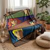 Scooby-Doo Printed Flannel Blanket Skin Friendly Warm Decorative Throw for Indoor Couch Bed Daily Use