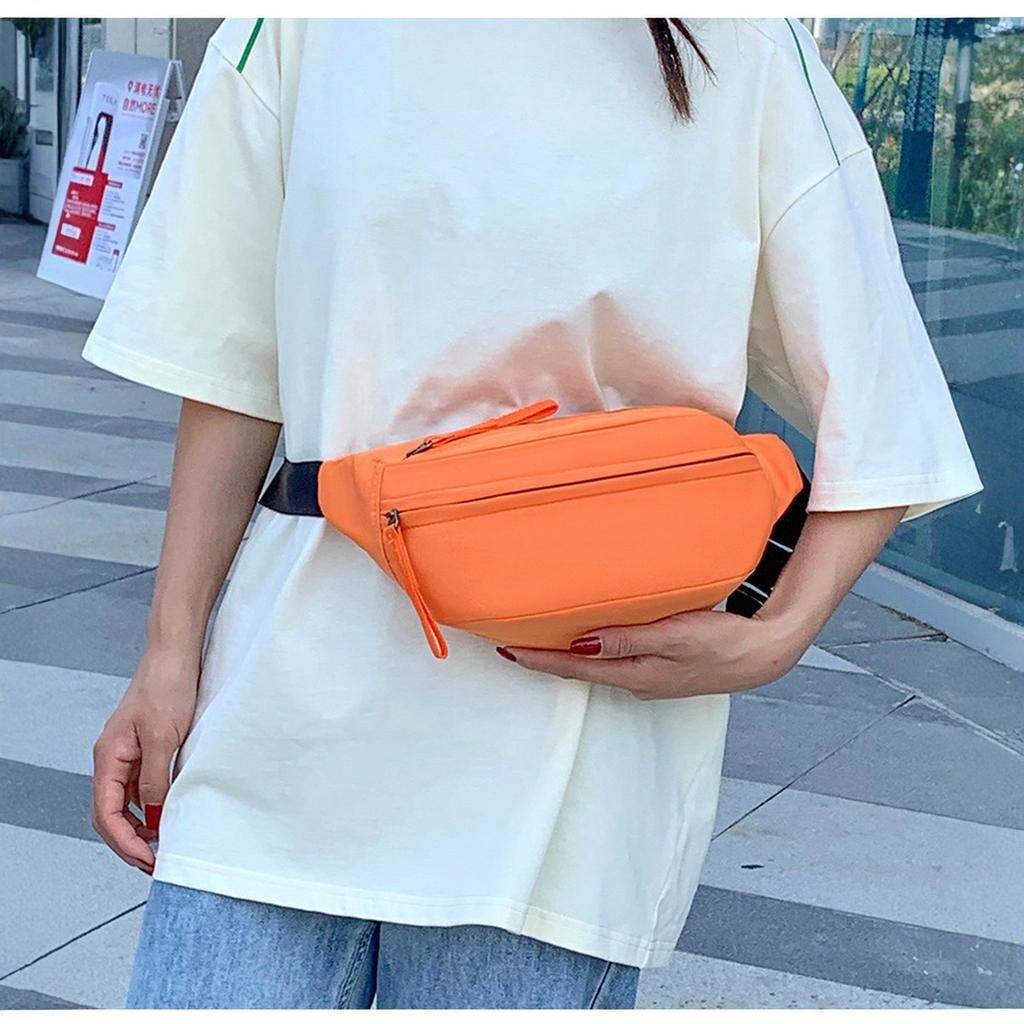 Yellow Green Fashion Banana Chest Bag Men Women Street Casual Fanny Pack Outdoor Sport Single Shoulder Bag